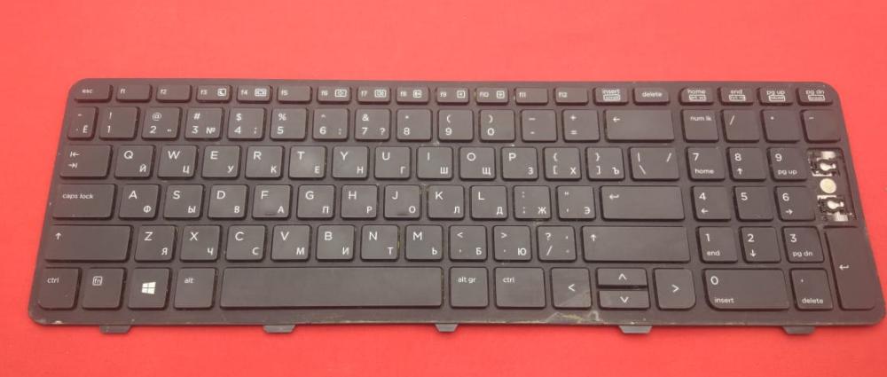 Клавиатура для ноутбука HP Probook 450 G1, 455 G1, 470 G1 черная с рамкой