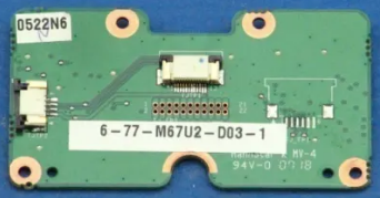 Плата с кнопками от тачпада для RoverBook V751, 6-71-M67U2-D04