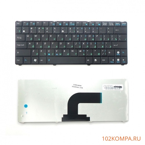 Клавиатура для ноутбука Asus Eee PC 1101H, 1101HA, 1101HAB, 1101HAG чёрная