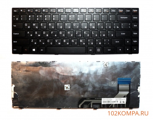 Клавиатура для ноутбука Lenovo Ideapad 100A, 100-14iBY, 100-14 Hitam