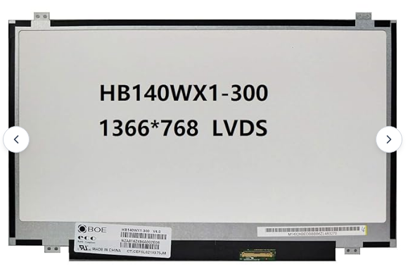 Матрица для ноутбука HB140WX1-300 V4.0 (14.0, 40pin, LED, Slim