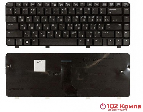 Клавиатура для ноутбука HP Pavillion DV4-1000, DV4-1100, DV4-1200, DV4-1300 чёрная