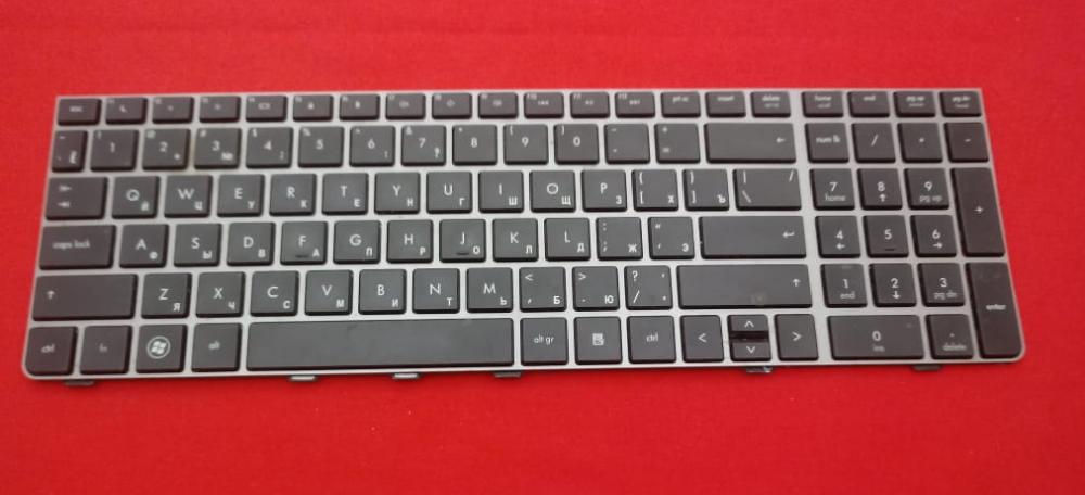 Клавиатура для ноутбука HP Probook 4530s, 4535s, 4730s с серой рамкой