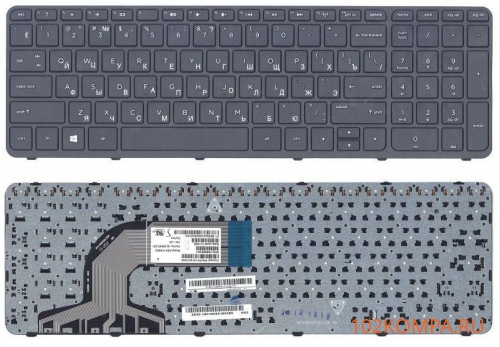 Клавиатура для ноутбука HP Pavillion 15-e, 15-g, 15-n, 15-r с рамкой