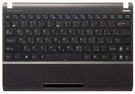 Клавиатура с топкейсом для ноутбука ASUS EeePC 1015, X101C, X101CH 