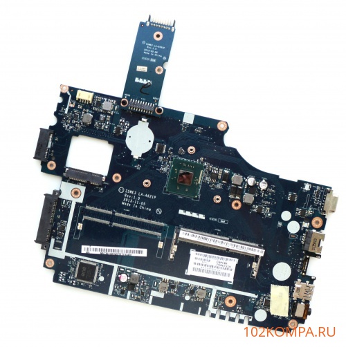 Материнская плата для ноутбука Acer Aspire E1-510 (не рабочая) с платы сняты разъёмы HDMI и USB 3.0