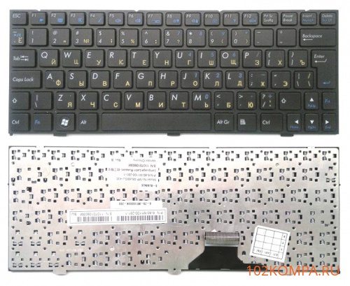 Клавиатура для ноутбука ViewSonic VNB-109, DNS 0121598, 0121595, 0121905