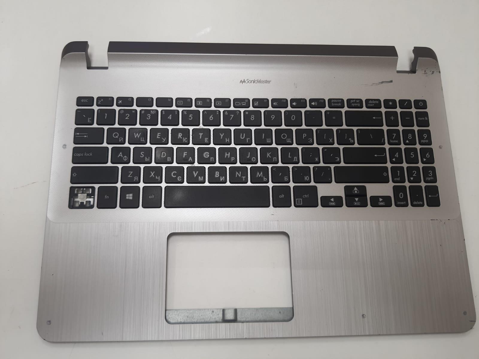 Клавиатура с топкейсом для ноутбука Asus F507U, X507LA, X507MA
