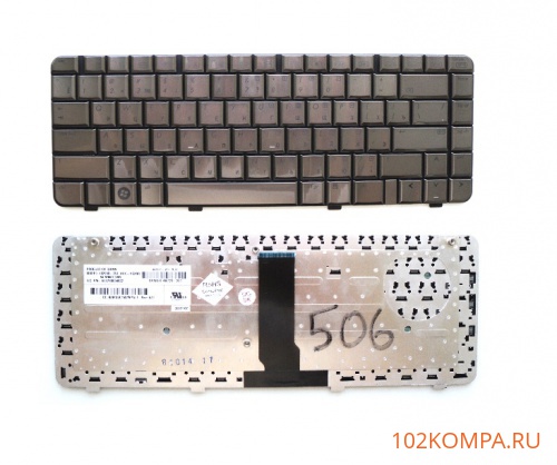 Клавиатура для ноутбука HP Pavillion dv3000, dv3100, dv3200 (бронзовая)