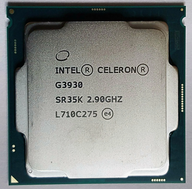 Процессор Intel Celeron G3930 2.9GHz 2Mb DDR3L/DDR4-1600/2133 HD610 TDP-51w LGA1151 OEM