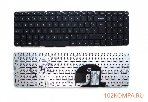 Клавиатура для ноутбука HP Pavillion dv7-4000, dv7-5000 (английская, без рамки)