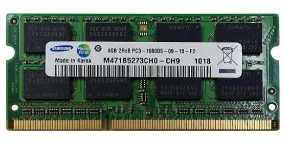 Оперативная память для ноутбука 4Gb PC3-10600 DDR3 1333Mhz M471B5273CH0-CH9