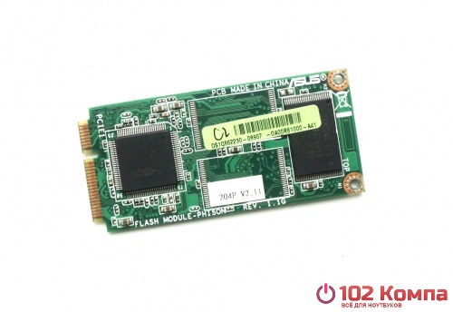 SSD-накопитель 8Gb mSATA ASUS PHISON SSD Rev: 1.1G, для нетбуков ASUS Eee PC 4G, 8G, 700, 701, 900, 900HA, 901 (0A00RS1000-A41)