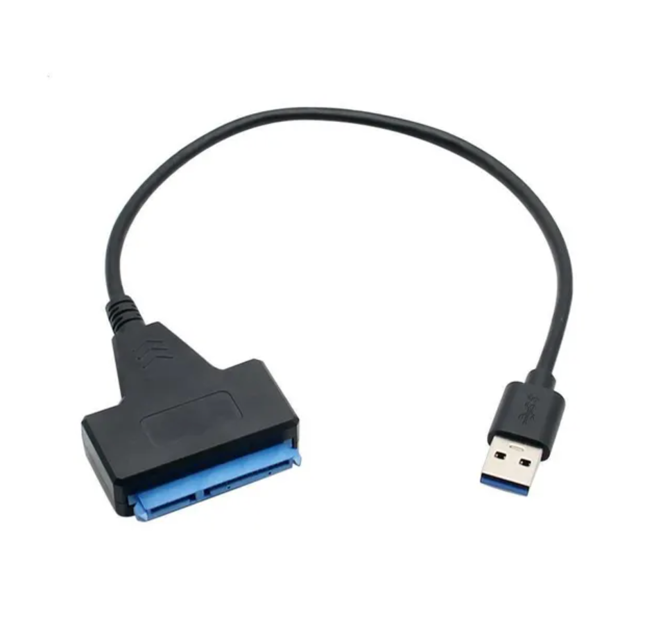 Кабель USB 3,0-SATA, 0,25 м, черный цвет
