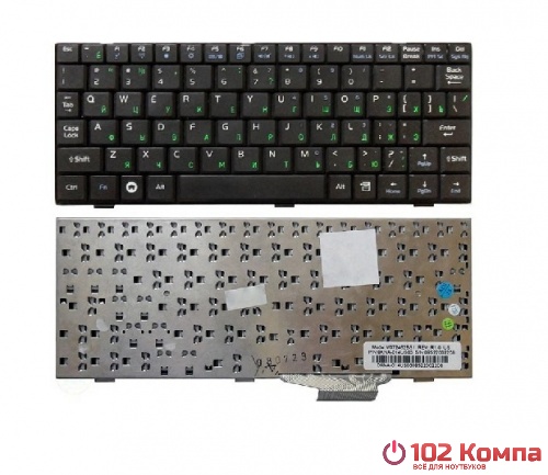Клавиатура для нетбука Asus Eee PC 700, 900, 4G черная
