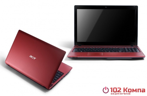 Корпус для ноутбука Acer Aspire 5741, 5742, 5551, 5552 красный (AP0FO000A001, AP0FO000130, AP0FO0008100, AP0FO000700)
