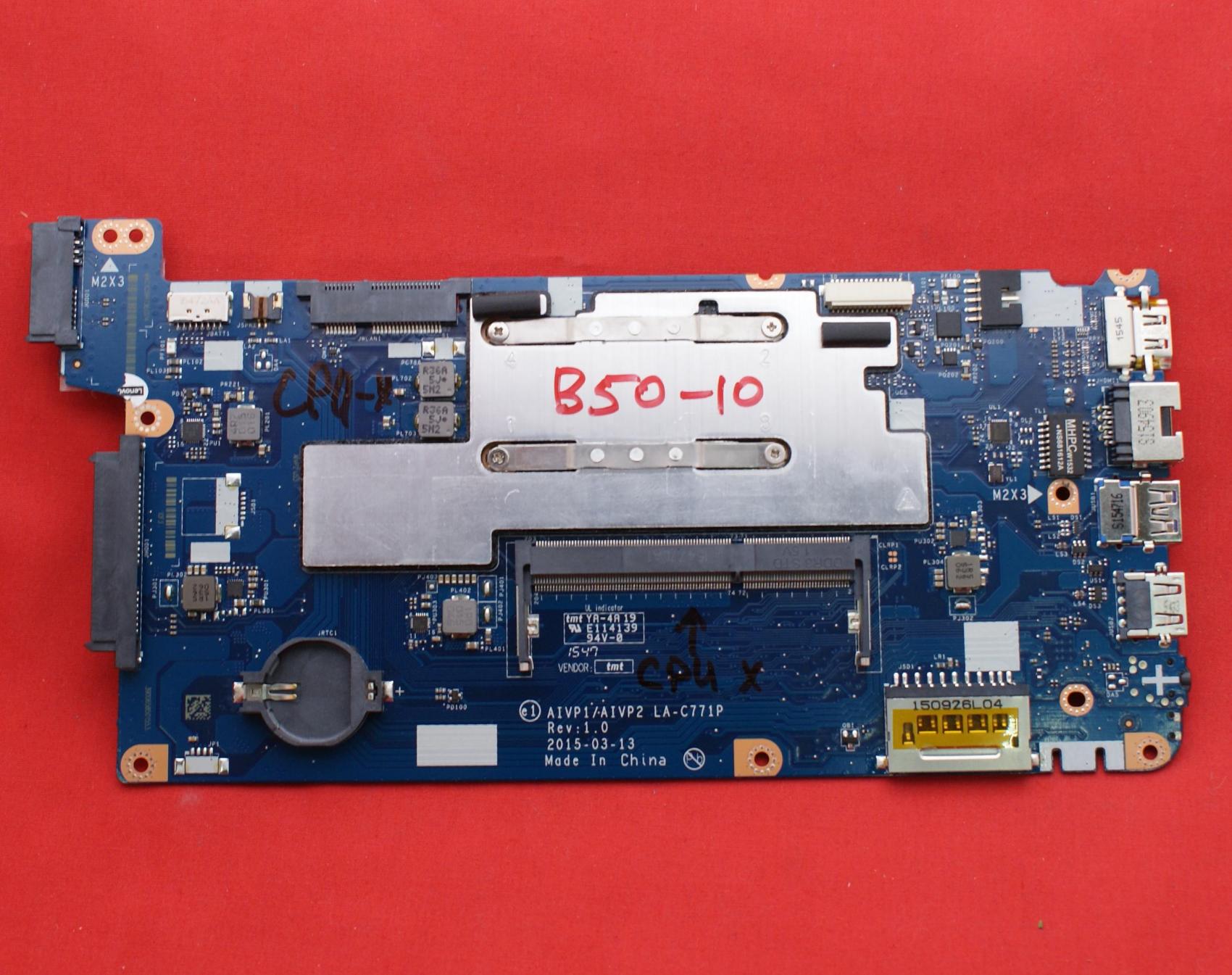 Материнская плата для ноутбука Lenovo IdeaPad 100-15IBY, B50-10(не рабочая)