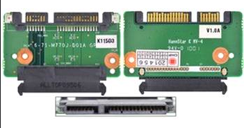 Плата HDD SATA для ноутбука Clevo M770 TurboX M770S DNS 0119110 p/n: 6-71-m770j-d01a