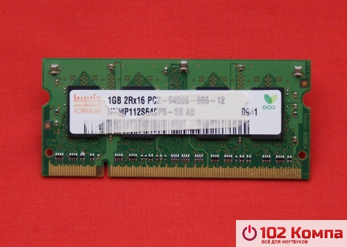 Оперативная память SODIMM DDR2 1Gb, PC2-6400S/800MHz hynix