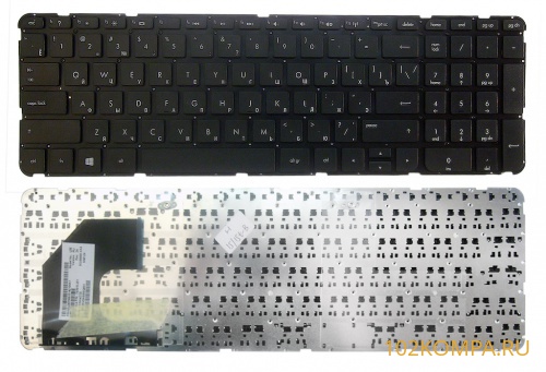 Клавиатура для ноутбука HP 15, 15b-000, 15b-100 с рамкой