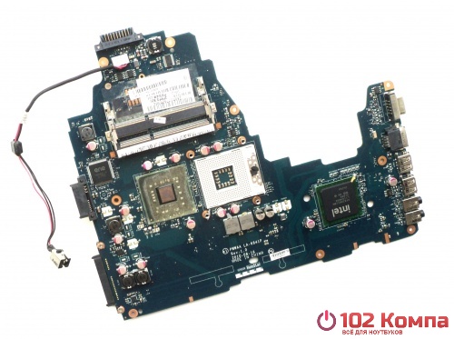 Материнская плата для ноутбука Toshiba Satellite C660, C665 (PWWAA LA-6841P Rev: 1.0, K000111590, 4319B051L01) с разъёмом питания DC30100AA00, s/n: 26B4104B02B29