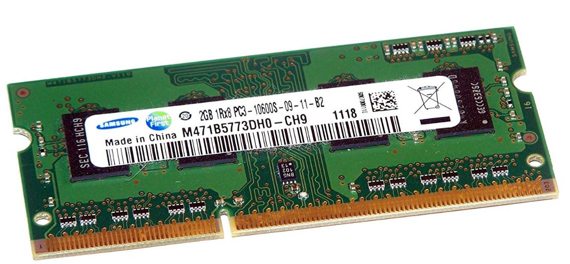 Оперативная память sodimm Samsung 1.5V 204-Pin SODIMM PC3-10600S