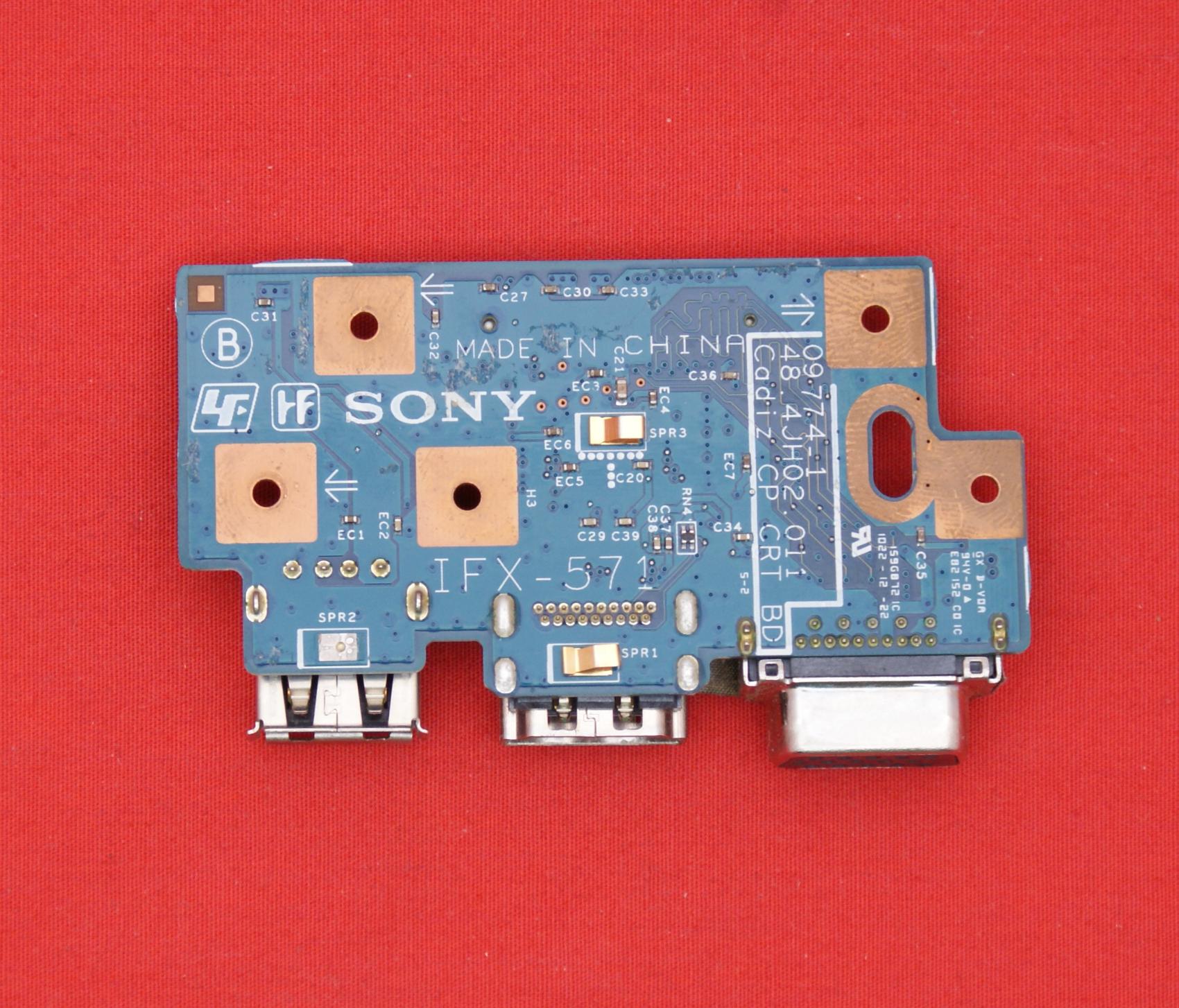 Плата HDMI+USBVGA для ноутбука Sony Vaio VPC-Y, VPC-Y2