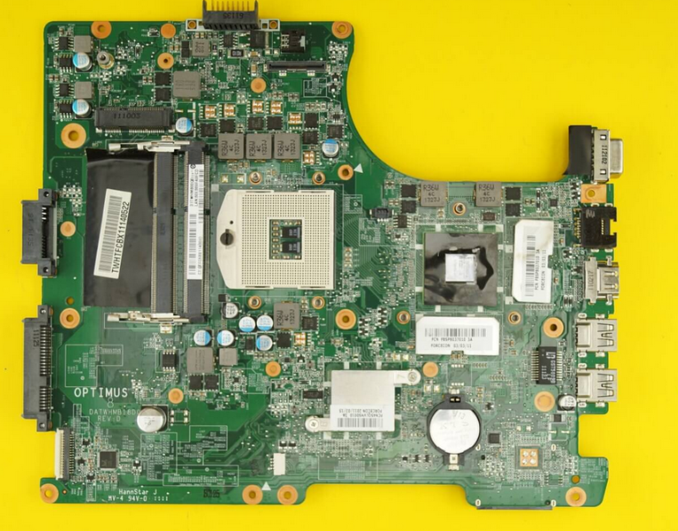 Материнская плата для ноутбука DNS V-laser DATWHMB18D0 REV: D Intel nVidia GeForce GT520M 