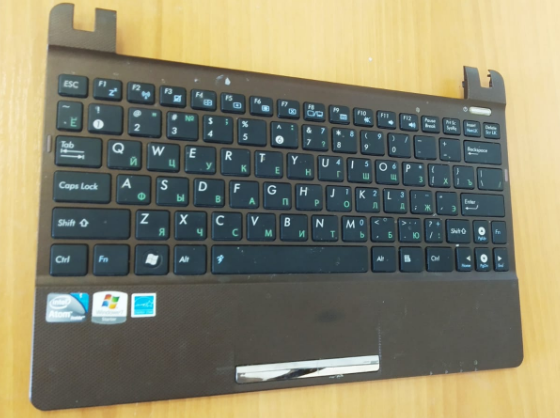Клавиатура с топкейсом для ноутбука ASUS EeePC X101C, X101CH коричневая