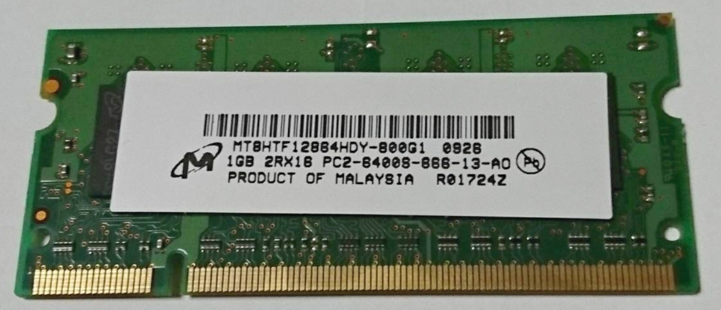 Оперативная память  MICRON MT8HTF12864HDY-800G1 1GB DDR2-800