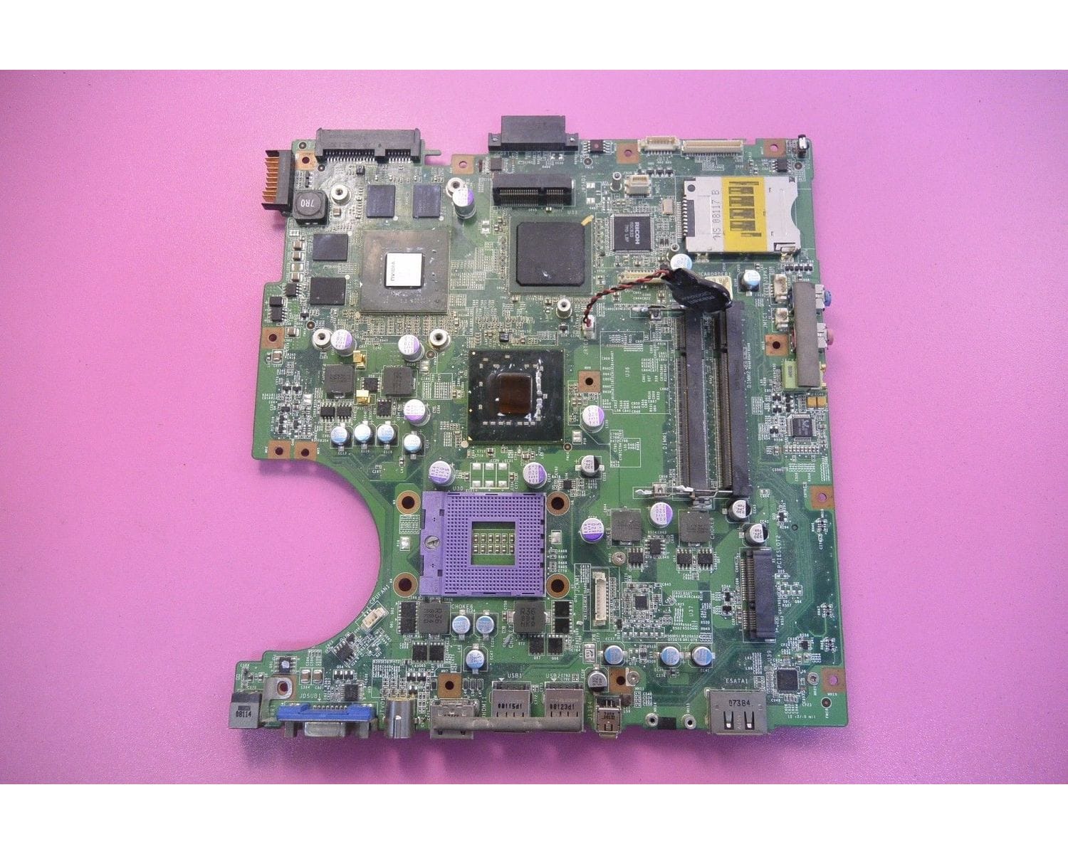 Материнская плата для ноутбука  MSI MS-163A, GX600, RoverBook Nautilus V572 (MS-163A1) не рабочая