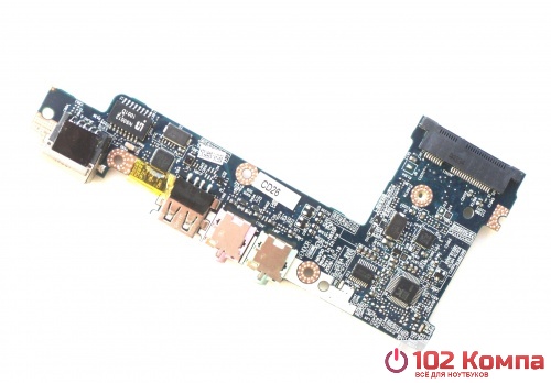 Плата AUDIO/LAN/USB/Card Reader/адаптера Wi-Fi для нетбука Acer Aspire One 532, 532H NAV50 (NAV50 LS-5655P, 455N94BOL0102)