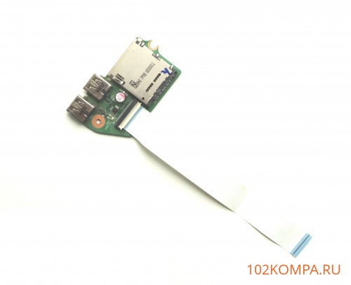 Плата Card Reader/USB разъёмов для ноутбука Toshiba Satellite L650, L650D, L655, L655D