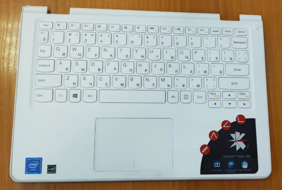 Клавиатура с топкейсом для ноутбука LENOVO 300-11ibr белая