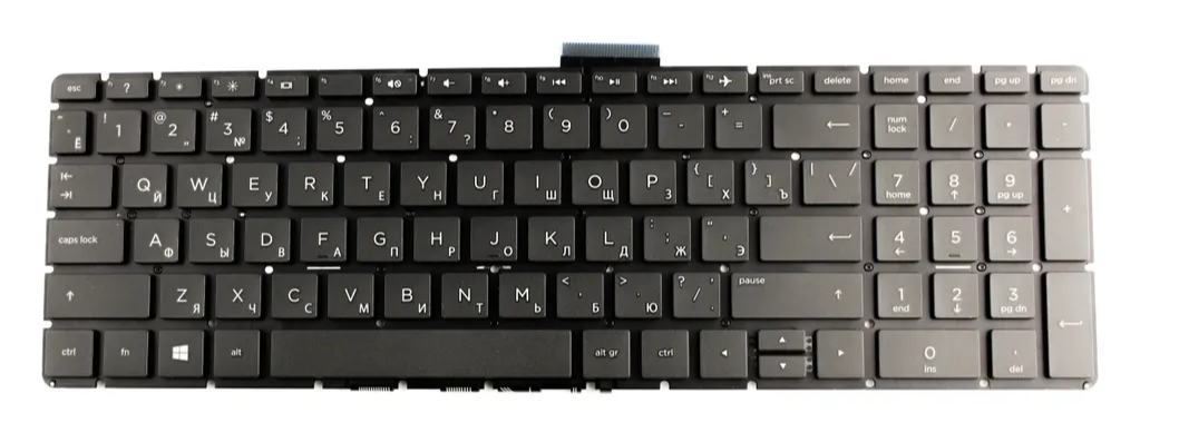 Клавиатура для ноутбука HP 15-bs 15-br 15-bw 15-rb 15-ra  15-bd 15-bu  15-cb 15-cc 15-cd 15-ck 255 g6 250 g6