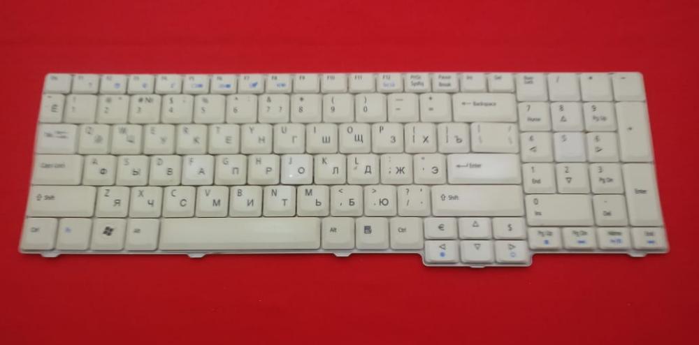 Клавиатура для ноутбука Acer 6530, 9300, 5737, 7720 Белая