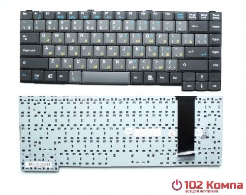 Клавиатура для ноутбука RoverBook Voyager FT5, FT6 (KF-04B2-RU03C, 71-U54240-10)