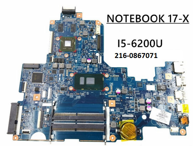 Материнская плата 856685-601 для ноутбука HP 17-X OPP 17 дюймов материнская плата UMA 15289-1 i5-6200U 856685-001