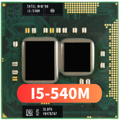 Процессор Intel Core i5-540M i5 540M SLBPG SLBTV 2,5 ГГц, двухъядерный, 4-поточный, 3 Вт, 35 Вт, Разъем G1 / rPGA988A