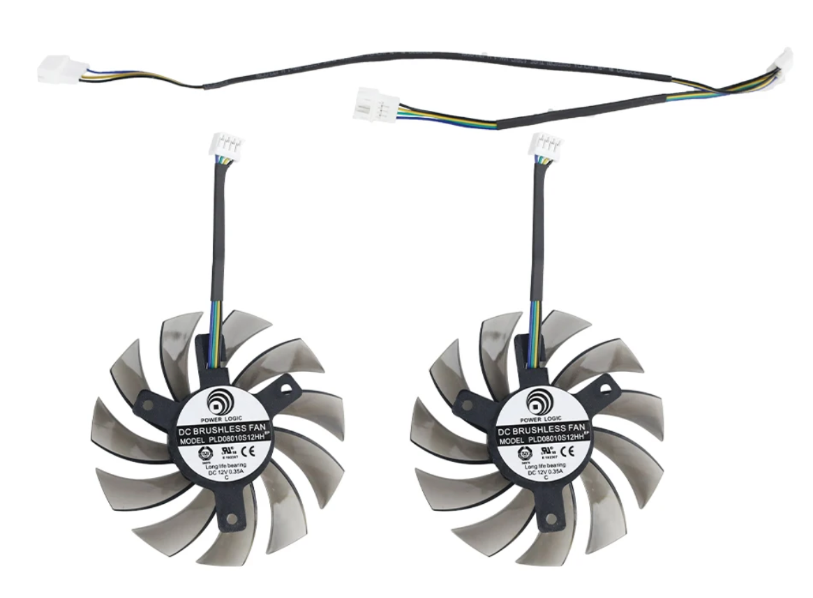 Вентилятор охлаждения PLD08010S12HH для ZOTAC/MSI/Sapphire/NVIDIA GeForce GTX 550 560 660 670 680 750 760 R9 270X