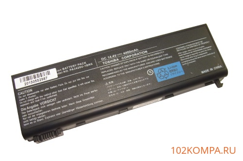 Аккумулятор для ноутбука Toshiba L10, L15, L20, L25, L30, L35, L100 (PA3450) износ неизвестен