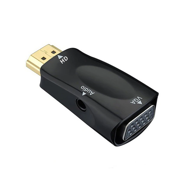 Переходник HDMI (штекер)/VGA (гнездо), аудиокабель, конвертер, FHD 1080P 720P 480P, ПК, ноутбука, ТВ-приставки, компьютера, дисплея, проектора