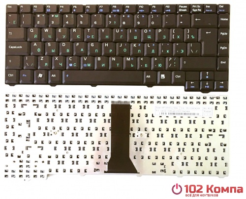 Клавиатура для ноутбука ASUS F3, PRO31, X52 Series (24 pin)