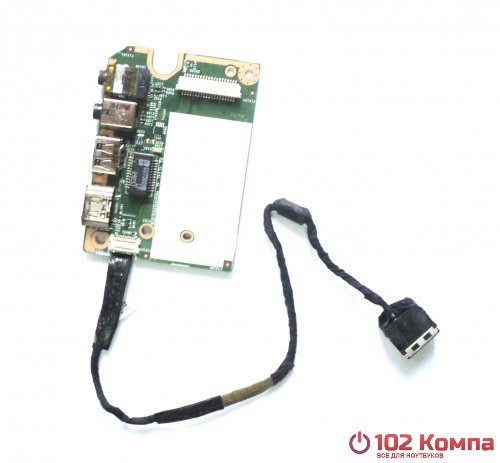 Плата USB/HDMI/AUDIO/LAN разъёма со шлейфом для ноутбука Packard Bell LL1 Butterfly M, Gateway EC54 (6050A2294401)