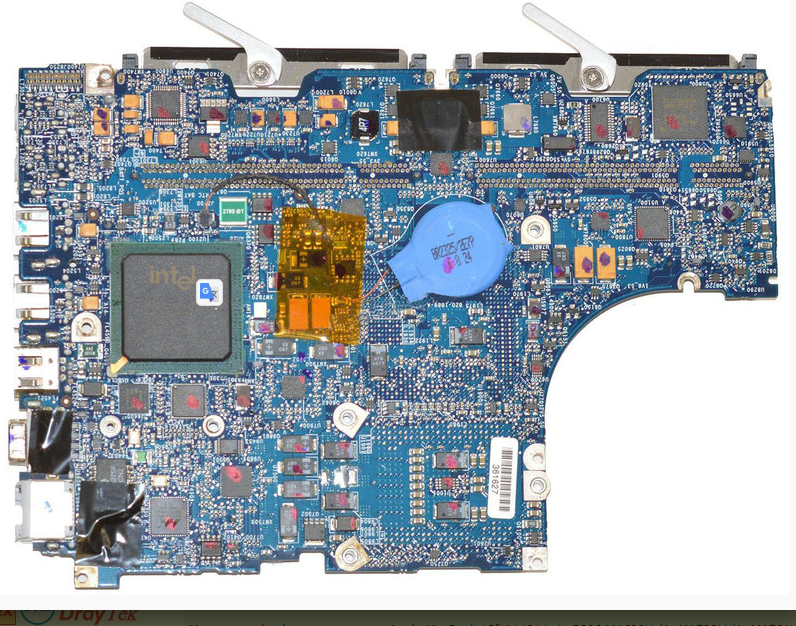 Материнская плата для Apple MacBook 13" A1181 Late 2006 White Black Logic Board w/ T7400 2.16 GHz CPU p/n: 820-2213-A