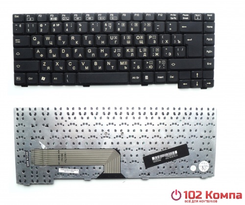 Клавиатура для ноутбука Fujitsu Amilo A1667, D6830, ​M1437, M3438, Pi1536, ​Pi1556 (Mx438-RU-01)