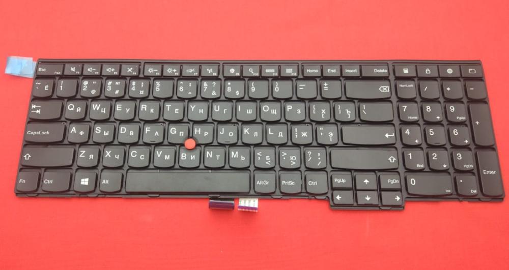 Клавиатура для ноутбука Lenovo ThinkPad E531, E540, T540 черная с рамкой
