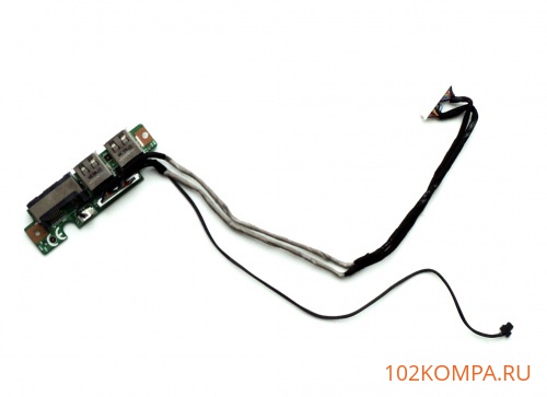 Плата LAN/MODEM/USB разъёмов со шлейфом для ноутбука MSI Megabook VR610, VR610X