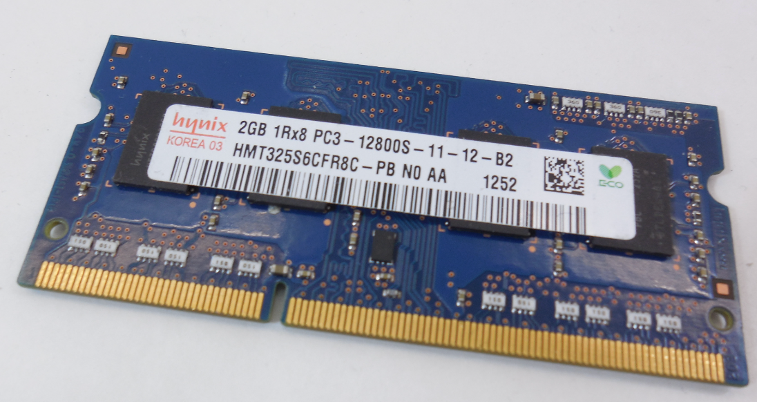 Оперативная память SODIMM DDR3 Hynix 2Gb, PC3-12800S/1600MHz 