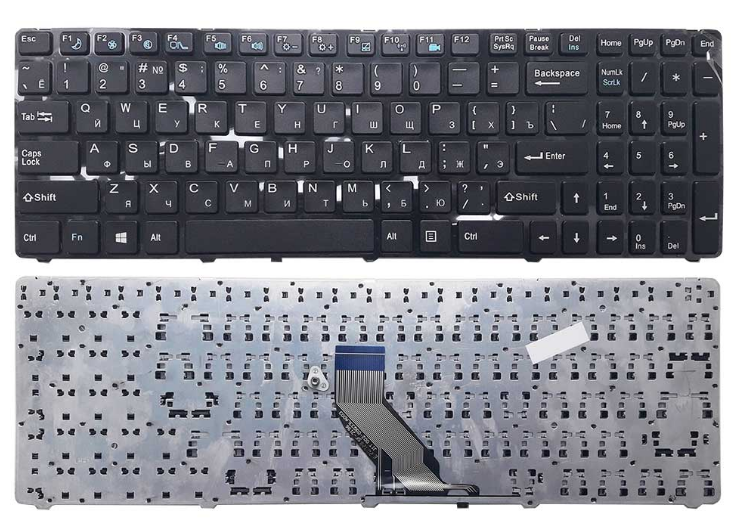 Клавиатура для ноутбука  DNS MT50 с рамкой